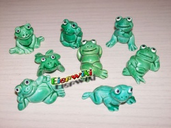 Happy Frogs K-Kennung  D  1986   Auswahl Einzelfiguren Happy Frogs